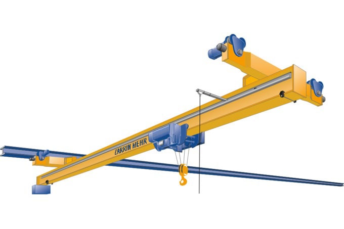 Under Running Single Girder Overhead Crane